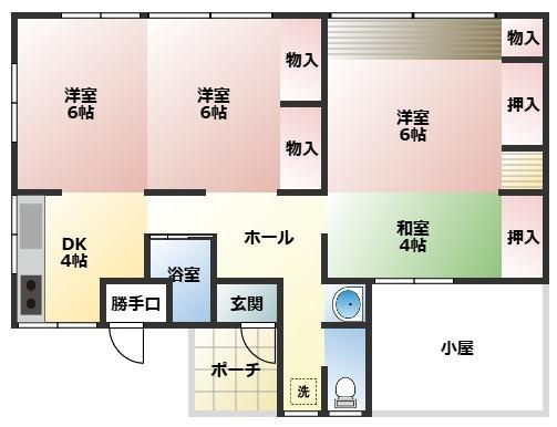 藤岡市藤岡　中古30の間取り