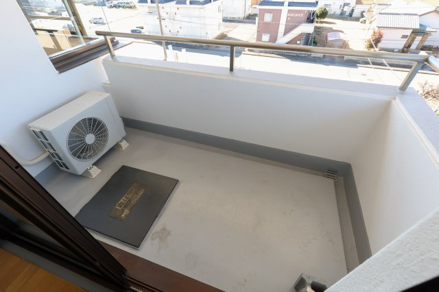 ラ・フェスタ小山のバルコニー