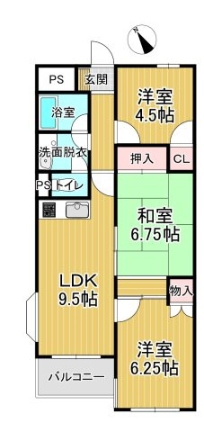 ラ・フェスタ小山の間取り