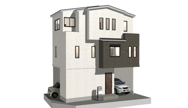 西五百住町　建築条件付き土地のその他|【洗面化粧台/施工例】
ミラーキャビネットの洗面化粧台！メイク用品や洗顔小物なども隠して収納！生活感が出にくい♪