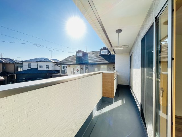 【バルコニー】 | 深谷市上野台第59期　ワイウッドコート　新築戸建　全3区画　1号棟　