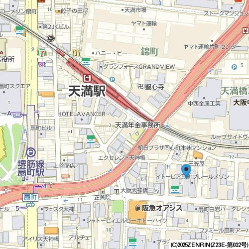 コンソラーレ同心の地図