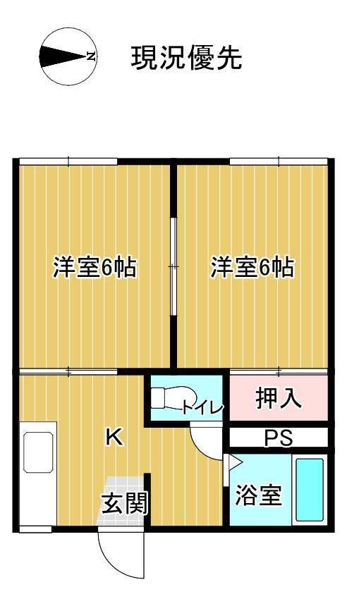 コーポ日和の間取り