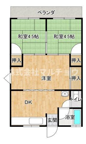 コーポグリーン２の間取り