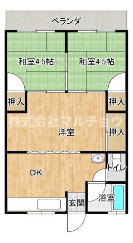 コーポグリーン２の間取り