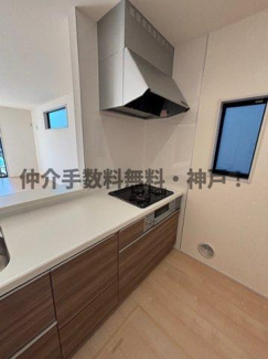 【キッチン】 | 神戸市垂水区福田3丁目　新築戸建　仲介手数料無料！ | お料理しやすいキッチンです