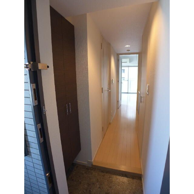 ルクレ高野台レジデンスの玄関