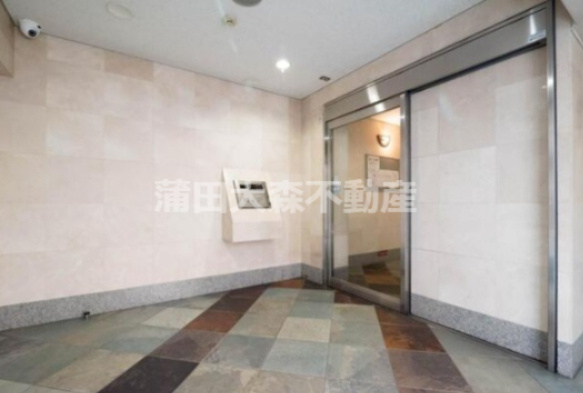 シンシア蒲田ステーションプラザのエントランス