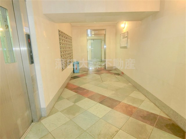 シンシア蒲田ステーションプラザのエントランス