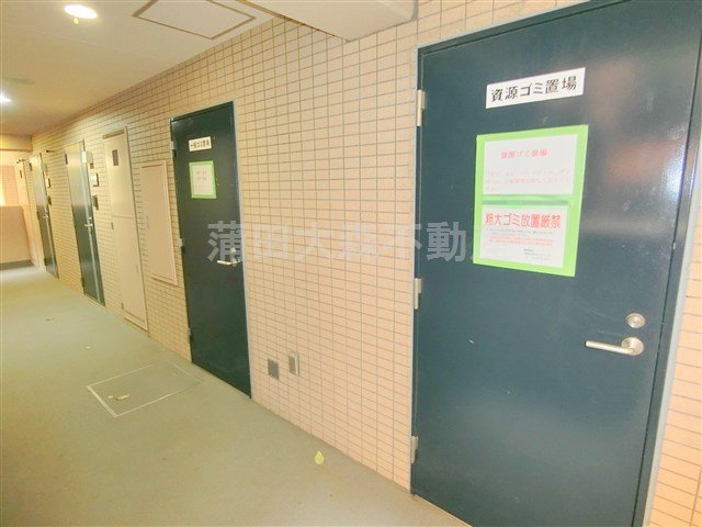 シンシア蒲田ステーションプラザのその他共用部分|曜日時間関係なくゴミ出し可能なゴミ捨て場！