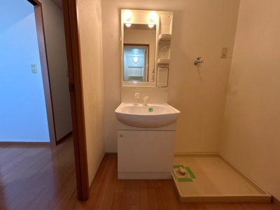 【洗面所】 | エーデルハイム | ドラム式も置きやすい洗面所