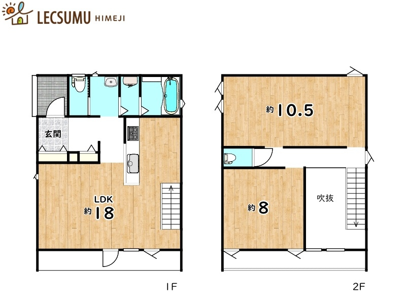 揖保郡太子町東保／新築戸建の間取り