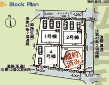 ♥♥南風原町津嘉山第６－2号棟（全４棟）の区画図