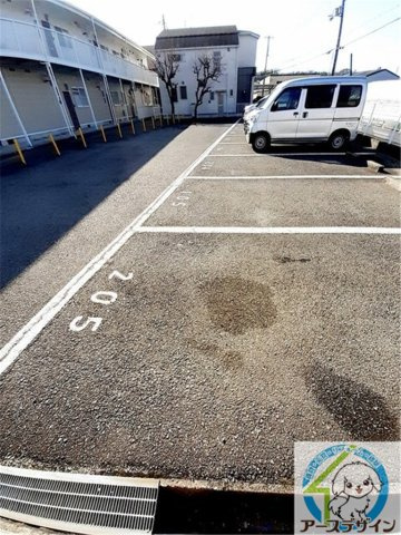 サンハイツ（片山）の駐車場|パース写真