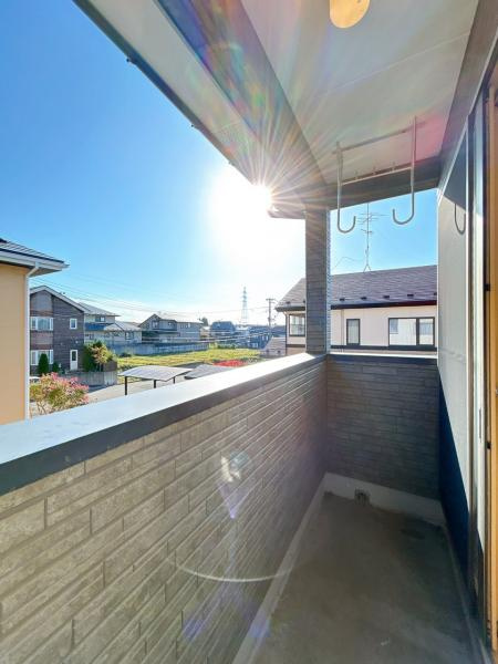 八戸市南白山台２丁目のバルコニー|2階ベランダ