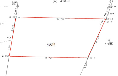 【区画図】 | 中山町売地