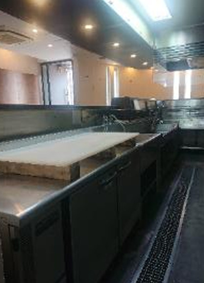 大阪市東成区大今里南４丁目の店舗一部のキッチン