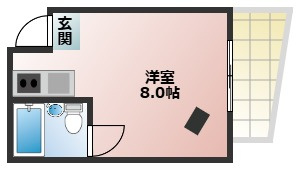 アンフィニィ富田の間取り