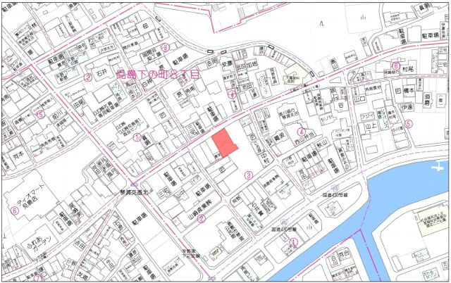 倉敷市児島下の町の地図