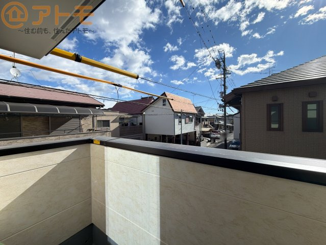【バルコニー】 | 駿河区新川1期　新築戸建　全1棟 | 陽当りの良いバルコニーはお洗濯物はもちろんお布団もふかふかになります♪