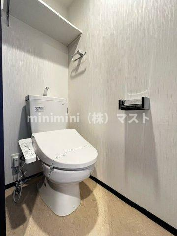 プレジオ難波EUROのトイレ|カラーバリエーション有【偶数階白基調】