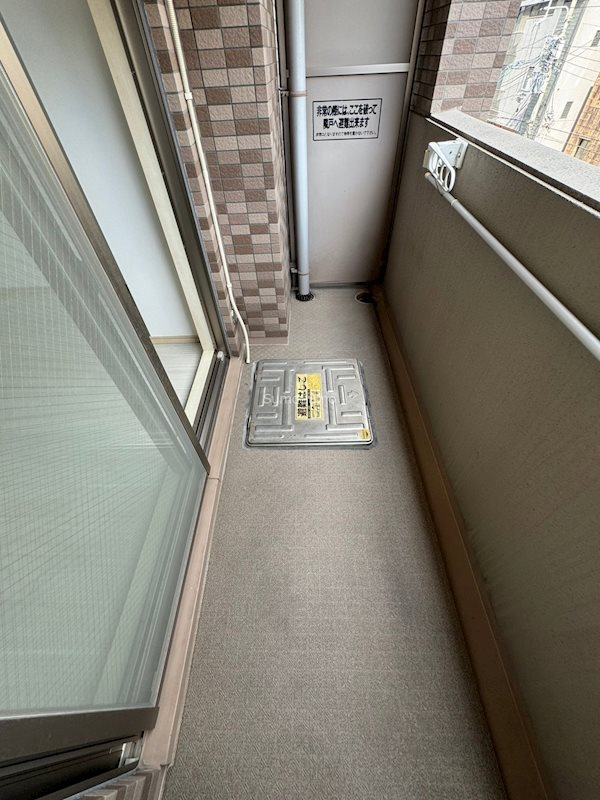 CITY　SPIRE靭公園のバルコニー|暖かな日差しのふりそそぐバルコニー