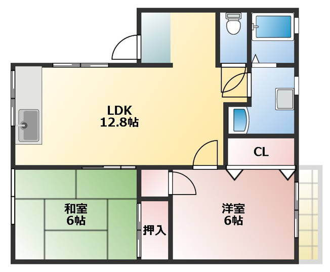【間取り】 | 都美ハイツ | 都美ハイツ