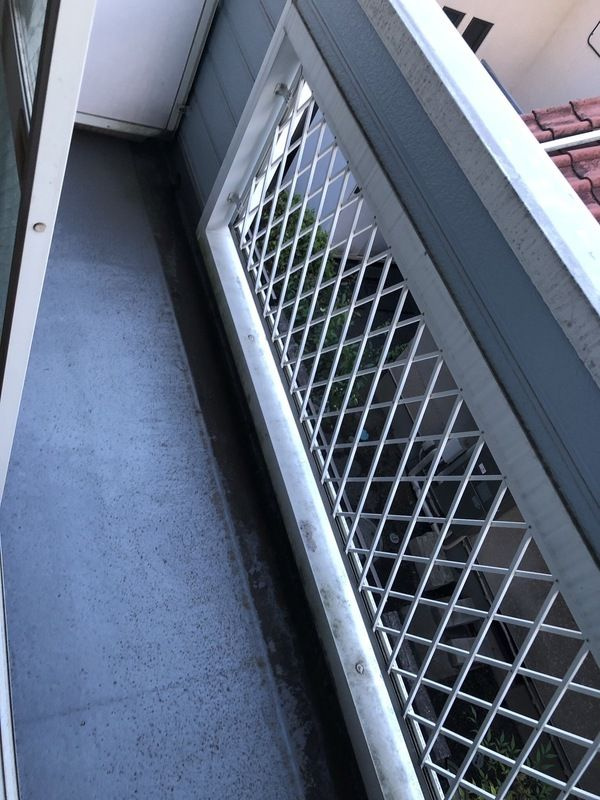 NSハイツのバルコニー