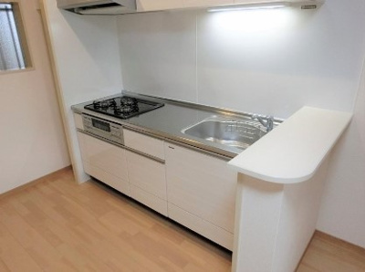 【キッチン】 | 第2小美野マンション | システムキッチン。