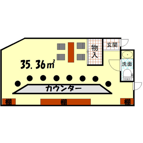 【間取り】 | パレ・ド・北野坂