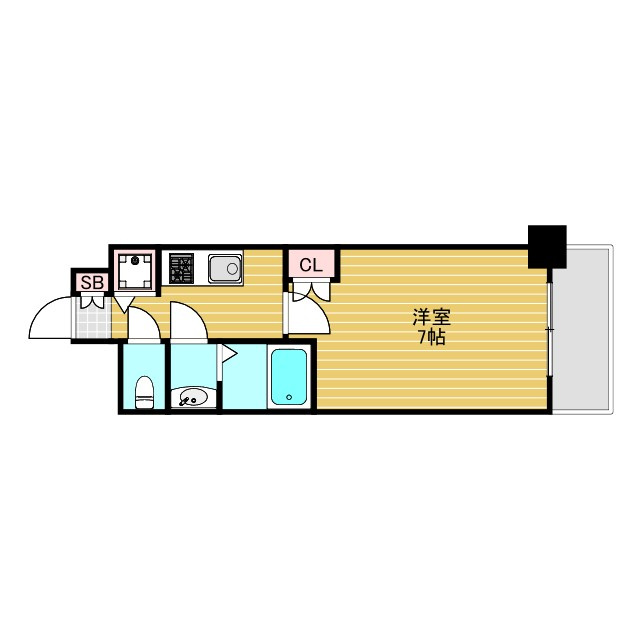 W-STYLE新大阪Ⅱの間取り