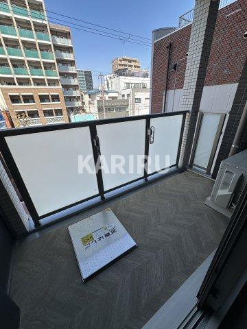 ミラージュパレス都島本通のバルコニー