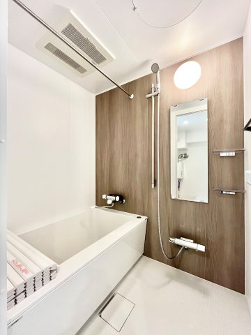 浜寺北スカイハイツの浴室|ゆったり過ごせるお風呂です