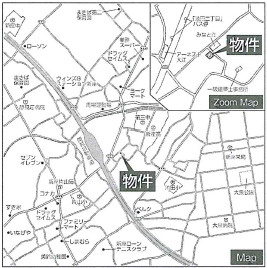 中古　新座市池田の地図