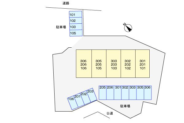 コートピアＣ　　刈谷市近郊の賃貸はクラスホーム刈谷店の駐車場