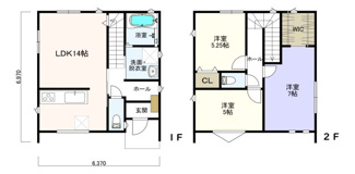 【区画図】 | E区画は北東角地で広く道路に面し開放感があります。