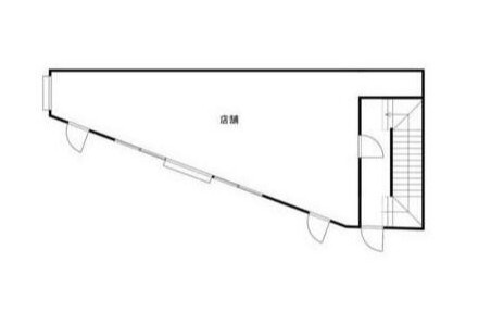旧庄虎店舗の間取り