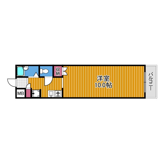 マンション福寿の間取り