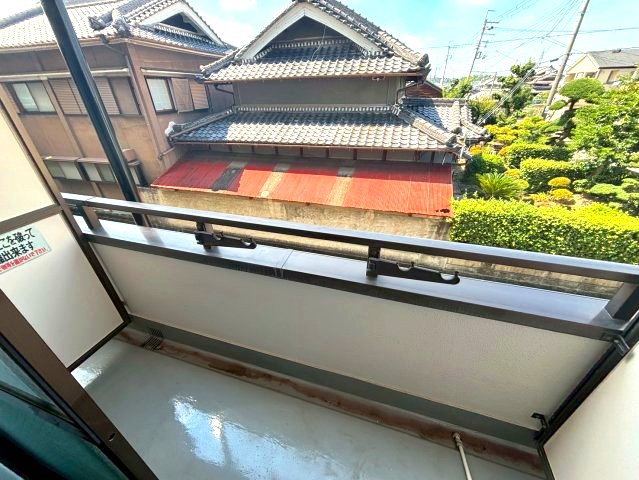 マンション福寿のバルコニー