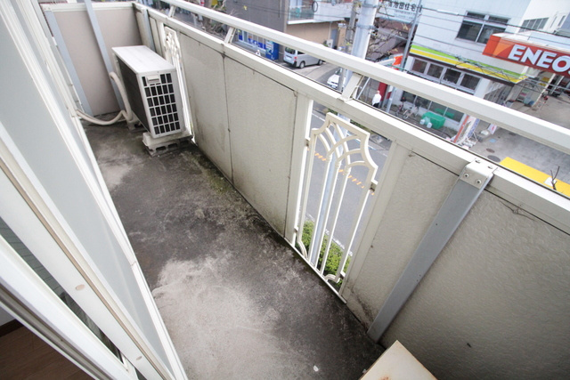 グリーンハイツAのバルコニー