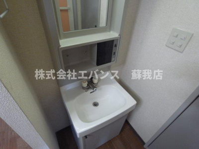 【独立洗面台】 | ハイツ・アリエス | 独立洗面台付きです