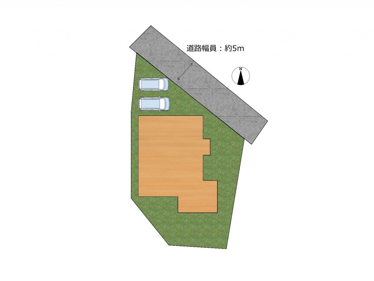 庄内町6丁目　中古戸建の区画図