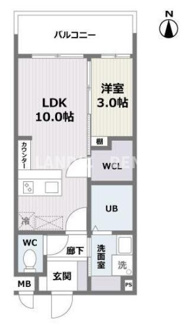 【間取り】 | エフパルク大橋Ⅱ