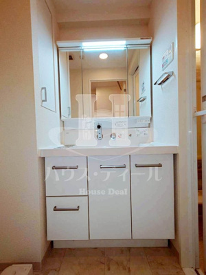 【独立洗面台】 | KYビル | 朝の支度にも助かる、独立の洗髪洗面化粧台