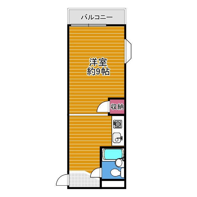 YTSマンション喜志の間取り