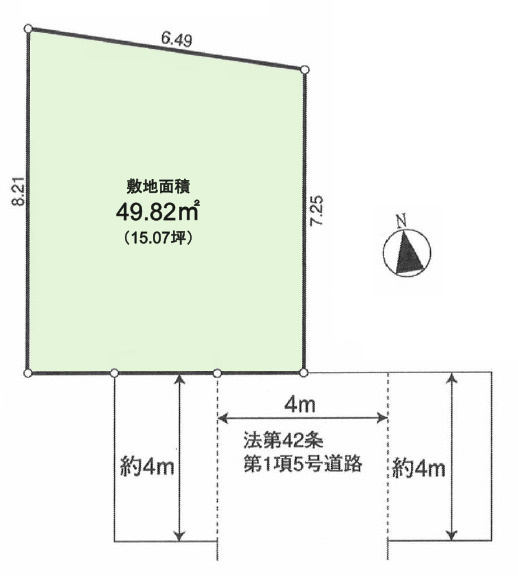 板橋区高島平1丁目　住環境良好　車庫付　快適住宅の区画図