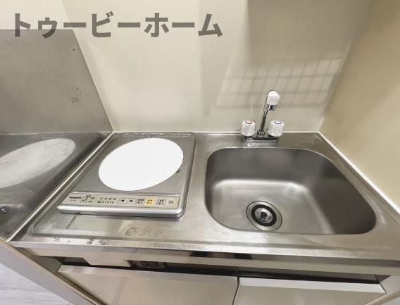 所沢市和ケ原１丁目のアパートのキッチン|お料理しやすいキッチンです