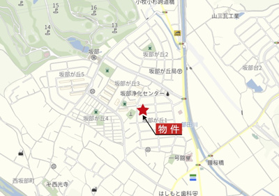 【地図】 | 四日市市坂部が丘1丁目《1号棟》 | 広域Map