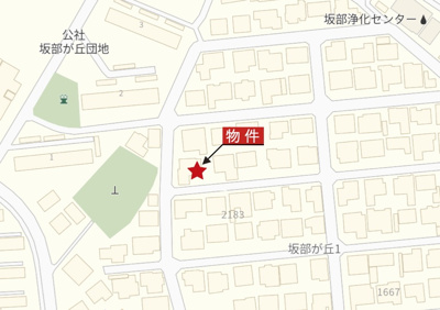 【地図】 | 四日市市坂部が丘1丁目《1号棟》 | 詳細Map