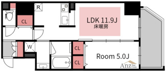 【間取り】 | プレサンス阿波座駅前